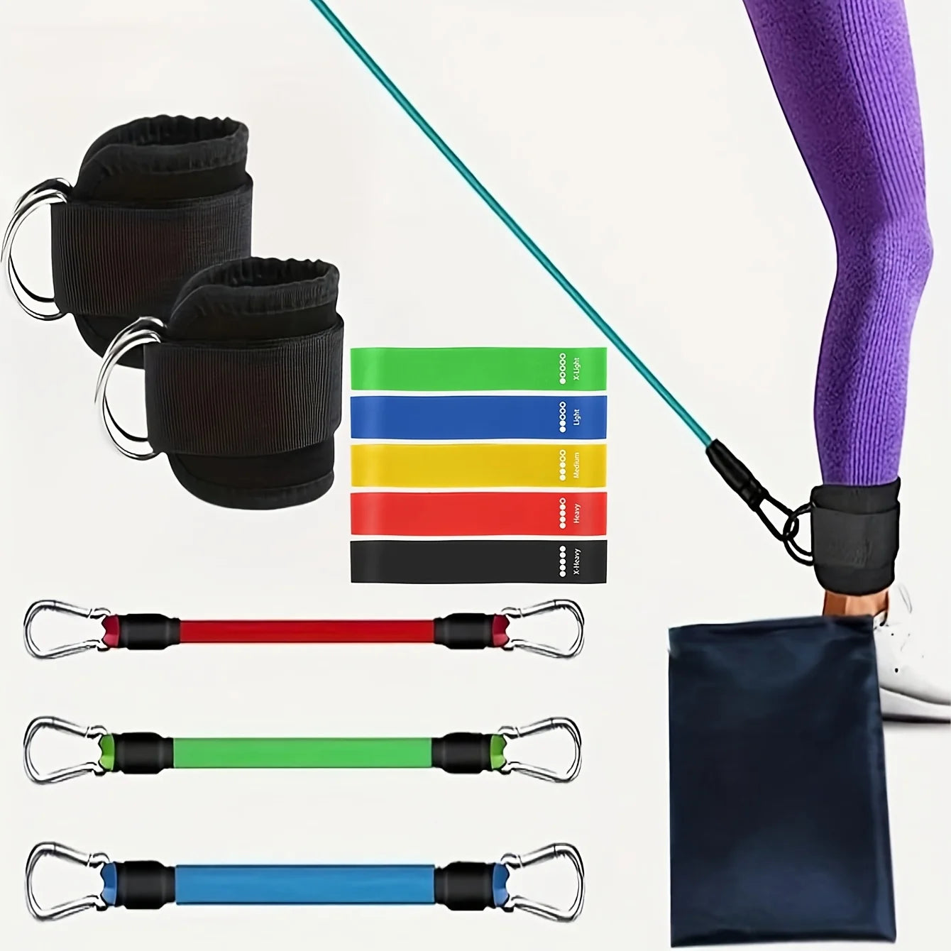 11pcs Resistance Bands System