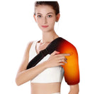 Custom Heating Neoprene Pressure Shoulder Brace 3-Level Temperature Control 3-Stage Massage Adjustable Left/Right Arm Protector
