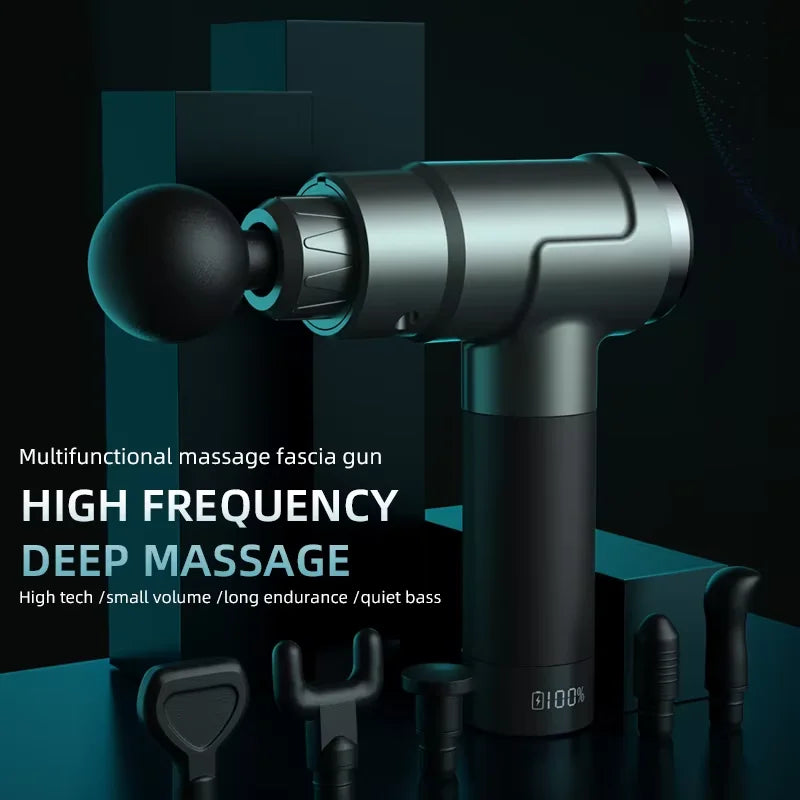 OEM Cross-Border Professional Dual-Head Electric Fascia Massager Powerful Brand Deep Relaxation