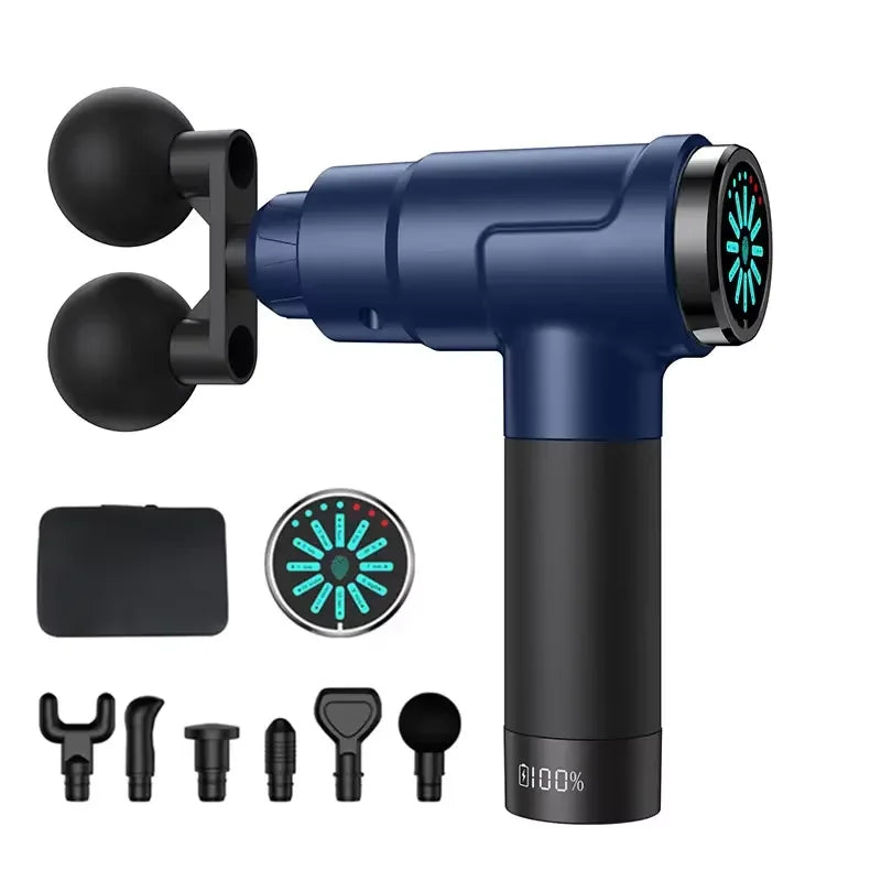 OEM Cross-Border Professional Dual-Head Electric Fascia Massager Powerful Brand Deep Relaxation