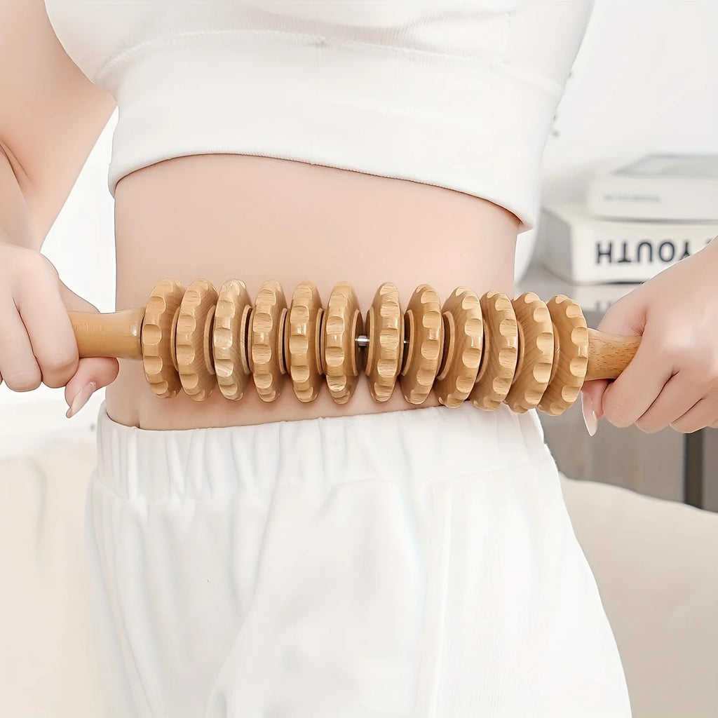 3-Piece Wooden Massage Roller Set