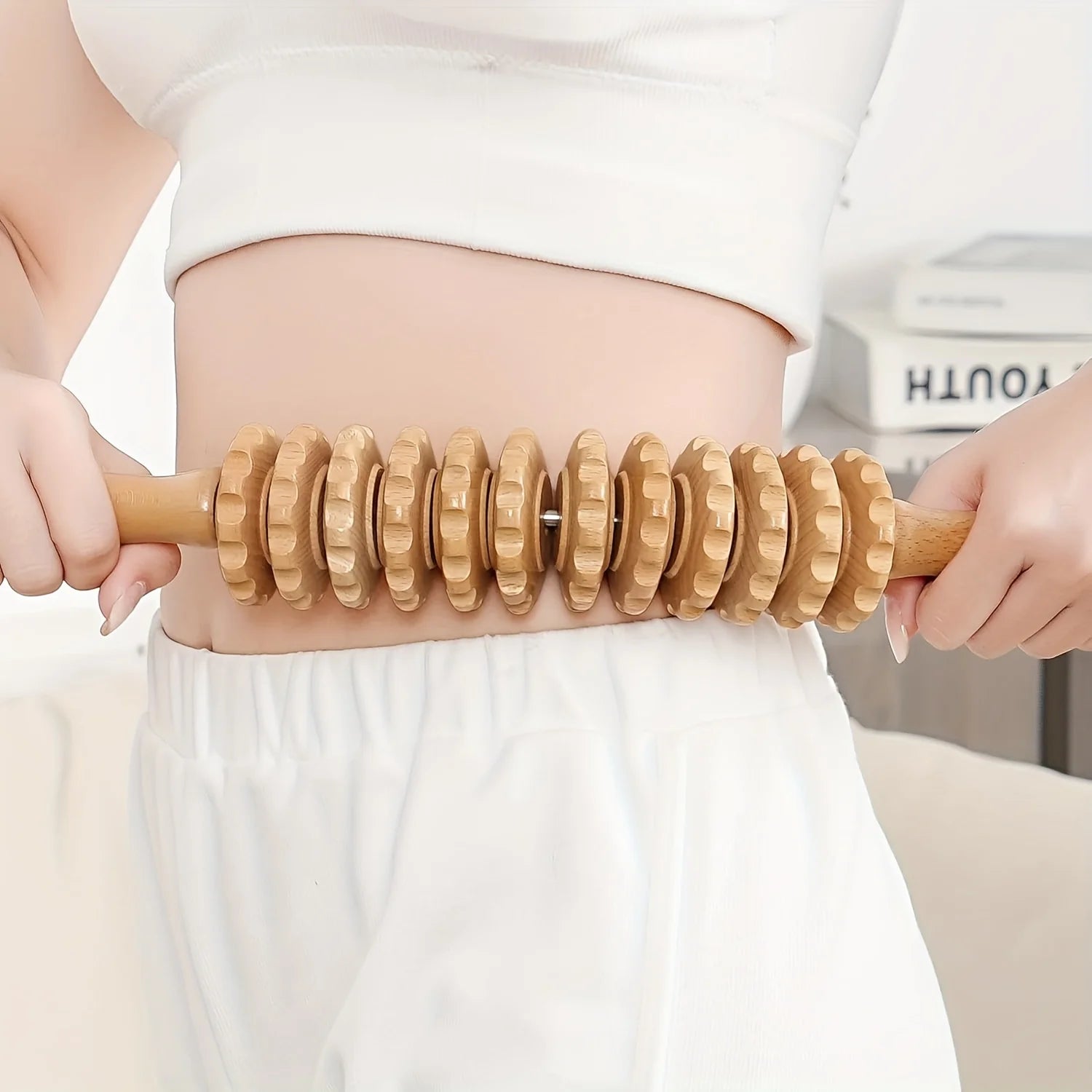3-Piece Wooden Massage Roller Set