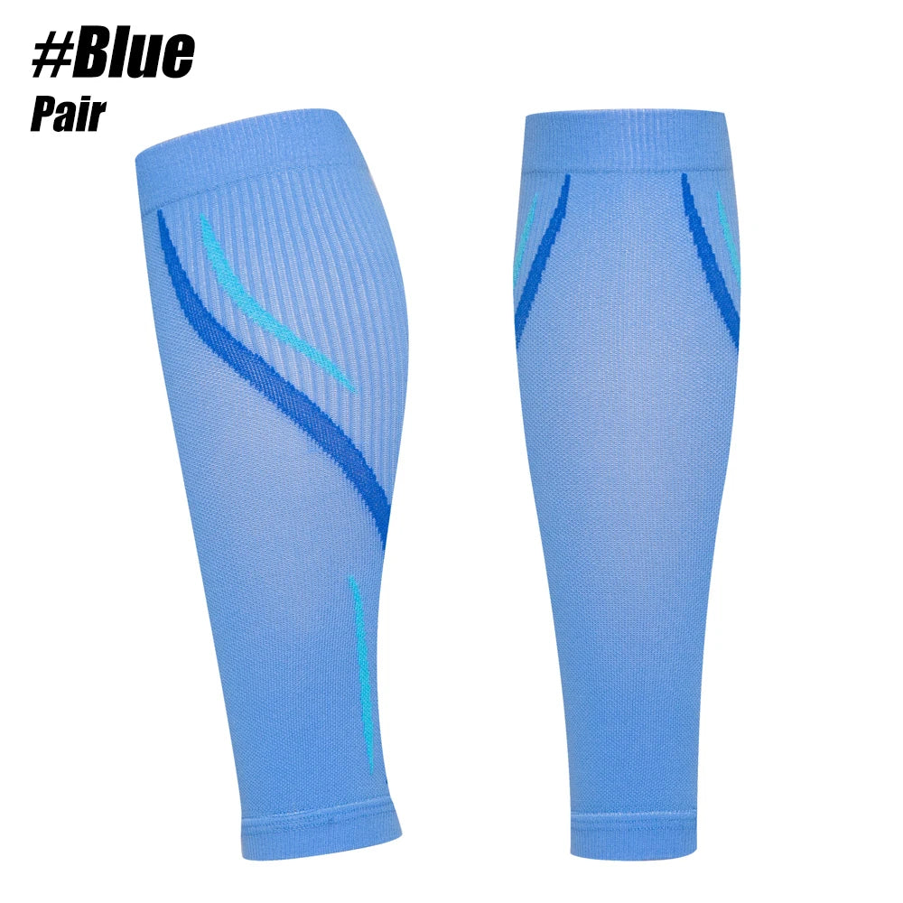 Tcare 1 Pair Calf Compression Sleeves Unisex,Footless Compression Socks Shin Splints,Varicose Vein Treatment for Legs & Pain Relief