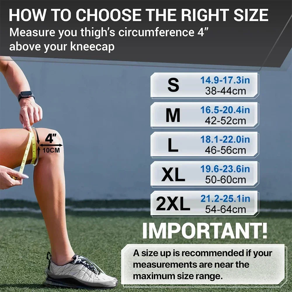 Tike Copper Full Leg Sleeves Long Compression Knee Support Protect Leg for Man Women Basketball, Arthritis Cycling Sport Football Gym