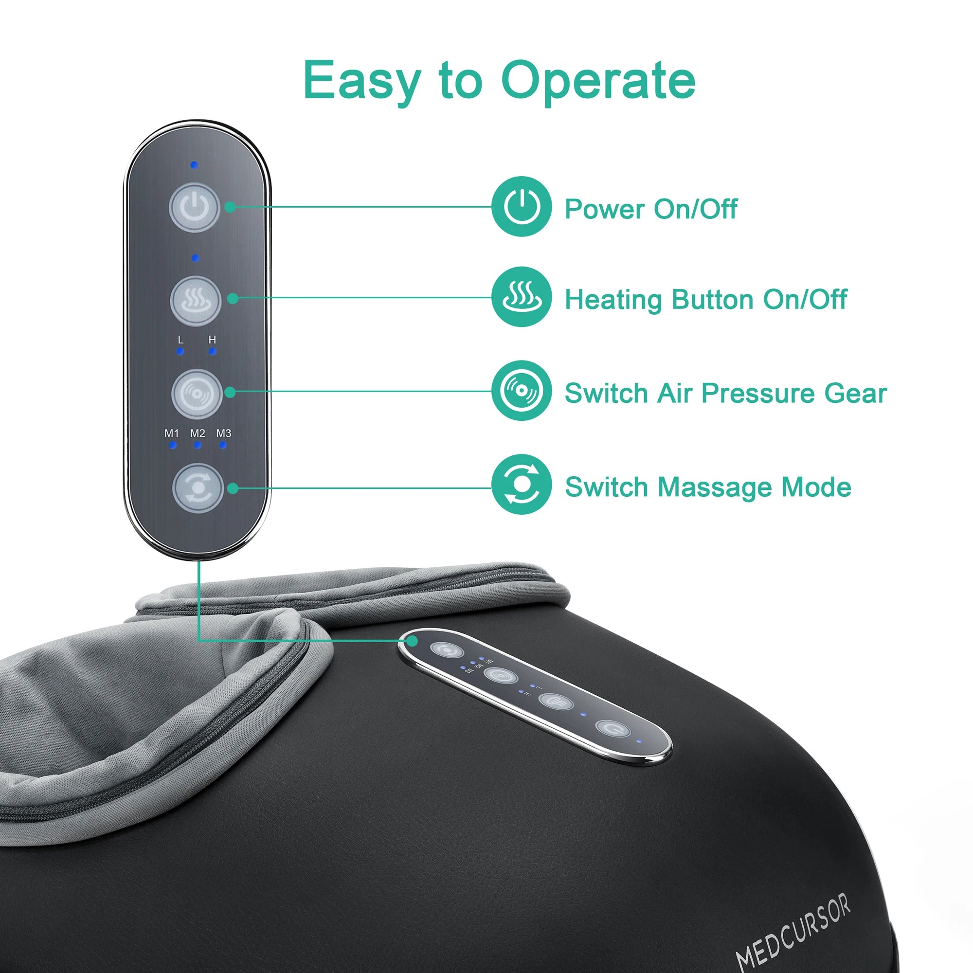 Medcursor Shiatsu Heated Foot Massager