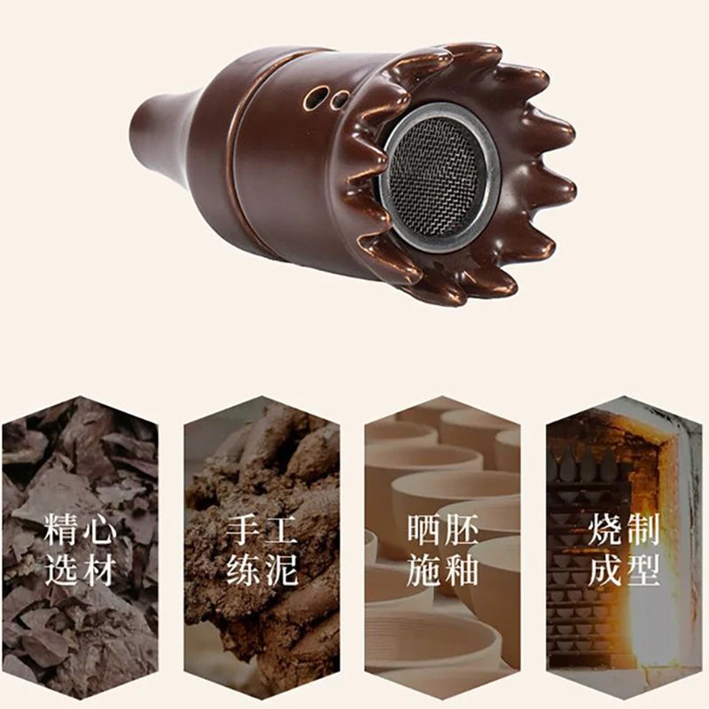 PAQIN 12-Massage Teeth Moxibustion Burner Warm Scraping and Massaging Body Acupoint Massage