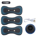 Joverisher Electric Neck Massager EMS Muscle Massage Stimulator Low Frequency Instrument Back Cervical Calf Patches Pain Joints Mini Device