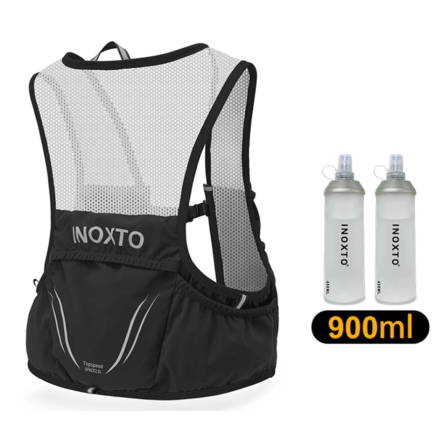 INOXTO Lightweight Running Backpack Hydration Vest Suitable for Bicycle Marathon Run Bag Hiking ultra-light and portable Running Bag