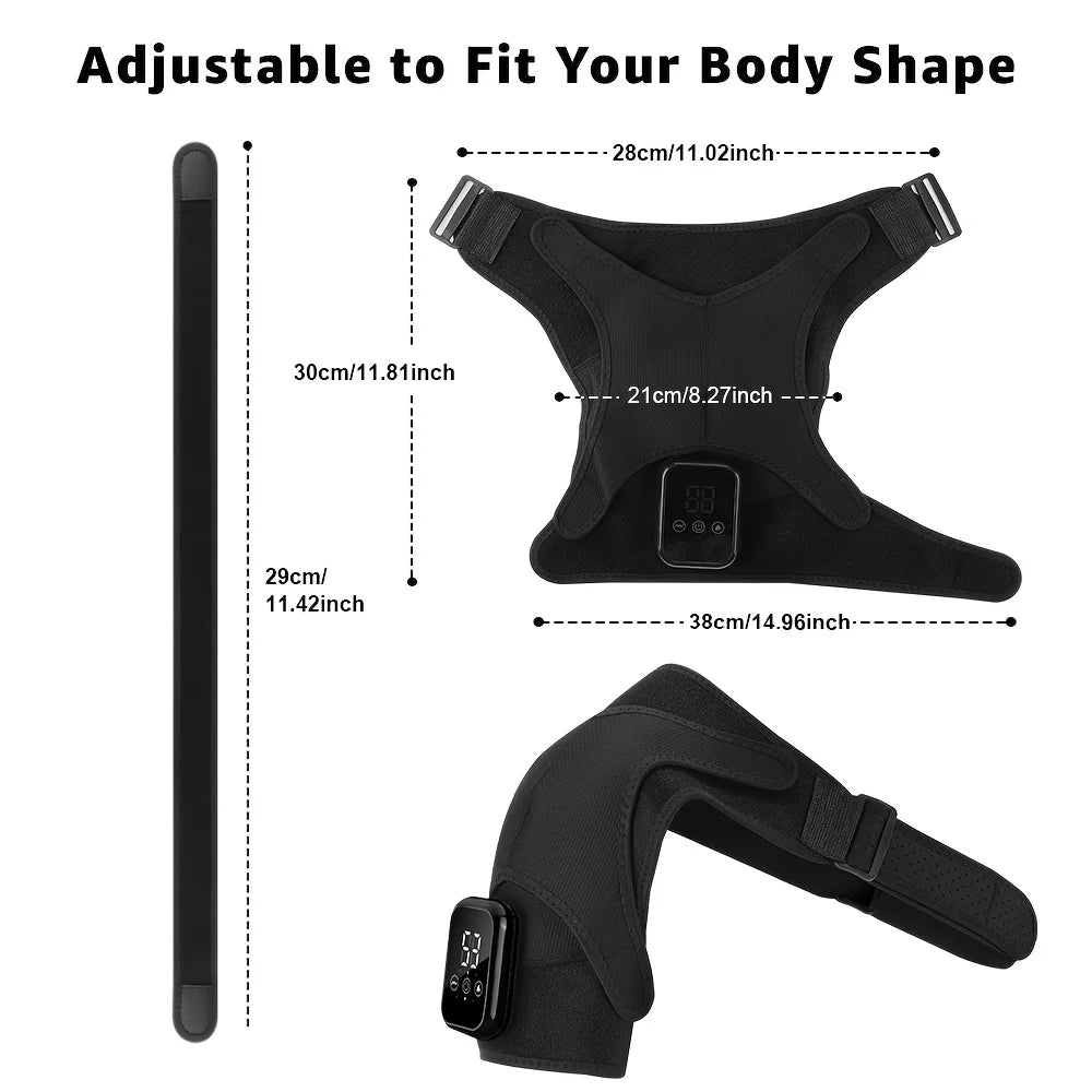 Heating and Vibrating Shoulder Massager