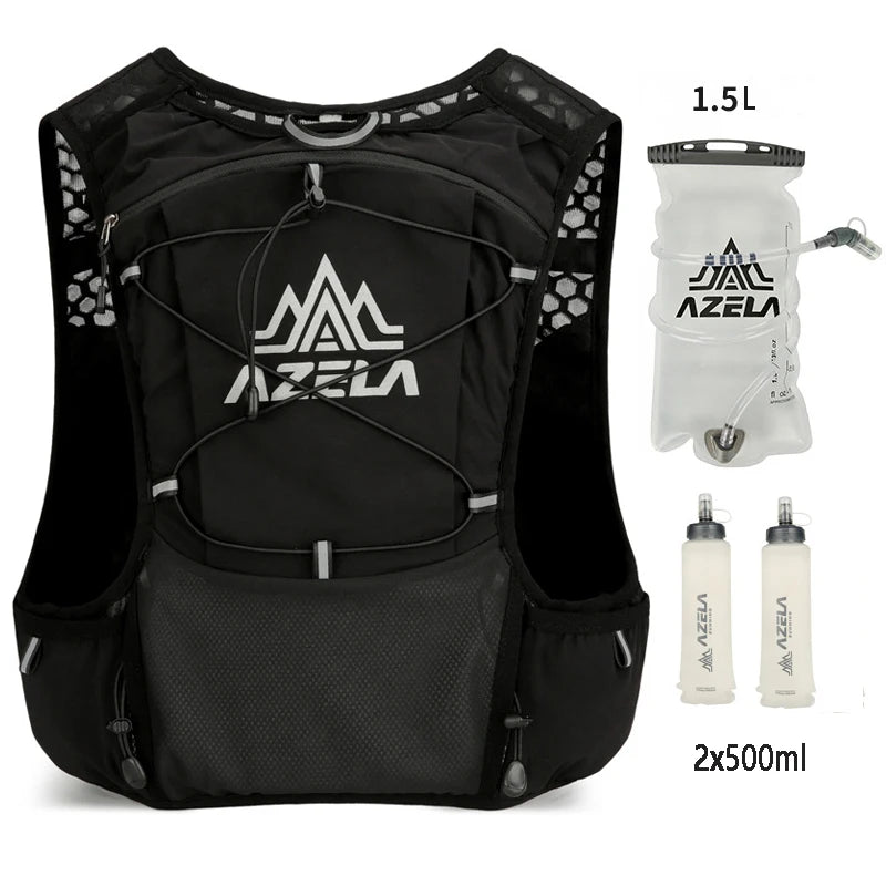 ABQP Outdoor Trail Running Backpack Ultralight Running Race Hydration Vest Breathable Jogging Vest for Marathon Cycling Hiking Trail