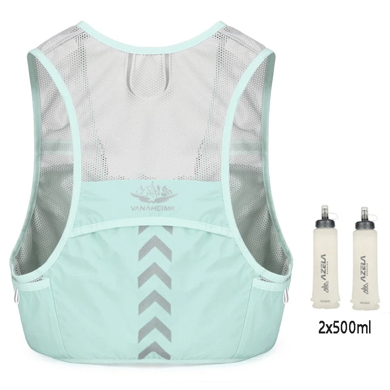 Lightweight Running Backpack Hydration Vest Suitable for Bicycle Men Women Marathon Hiking Ultra-light Portable 2L 500ml Kettles