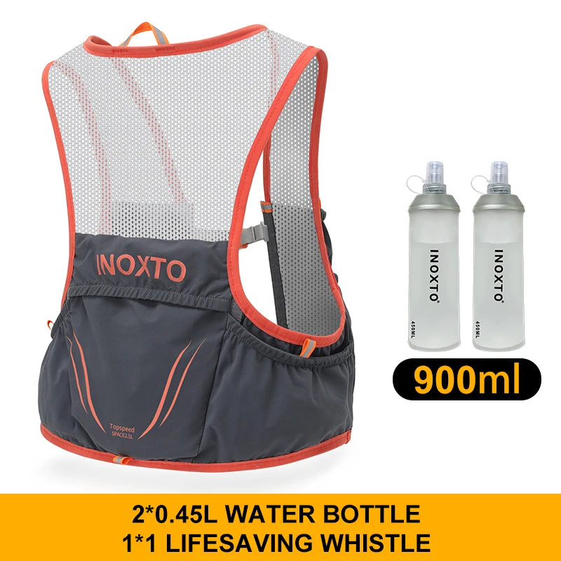 INOXTO Lightweight Running Backpack Hydration Vest Suitable for Bicycle Marathon Run Bag Hiking ultra-light and portable Running Bag