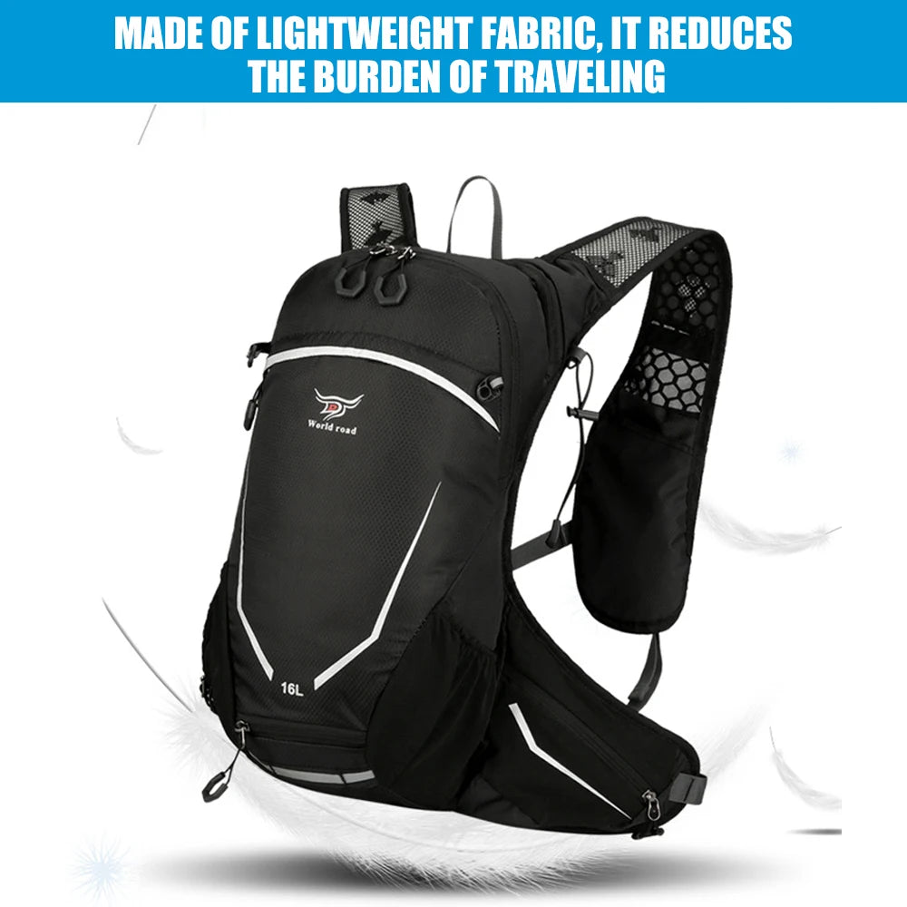 CXMMGG 16L Lightweight Running Backpack for Men & Women, Water-Resistant Daypack with Rain Cover, Anti-Theft Travel Backpack for Camping