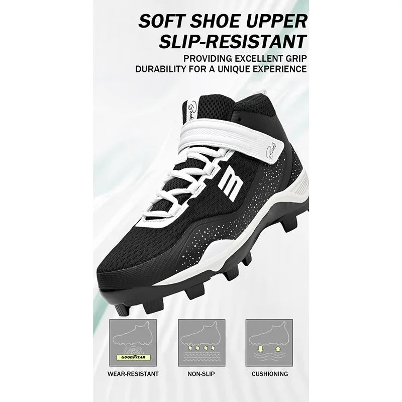TaoBo Mid Cut Pro Unisex Baseball/Softball Cleats