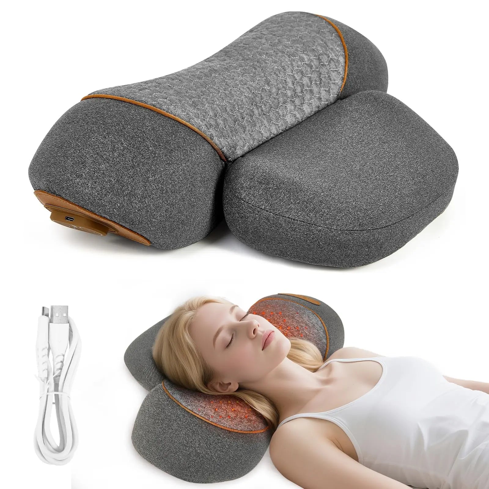 PAQIN 3-in-1 Neck Massager Pillow