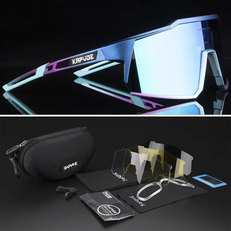 4 Lens Unisex Polarized Sunglasses