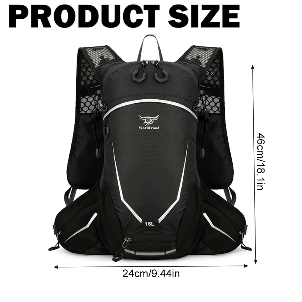 CXMMGG 16L Lightweight Running Backpack for Men & Women, Water-Resistant Daypack with Rain Cover, Anti-Theft Travel Backpack for Camping