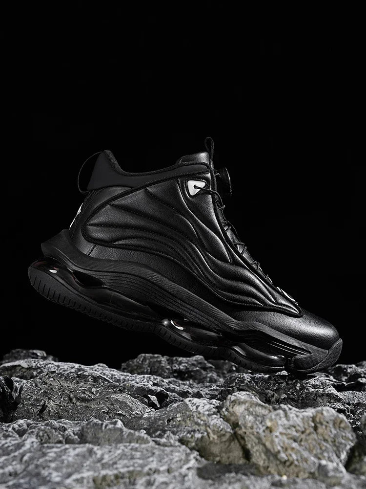 Men's Athletic Basketball Sneakers Breathable Cushioning Non-Slip Wearable Gym Training Running Shoes for Men