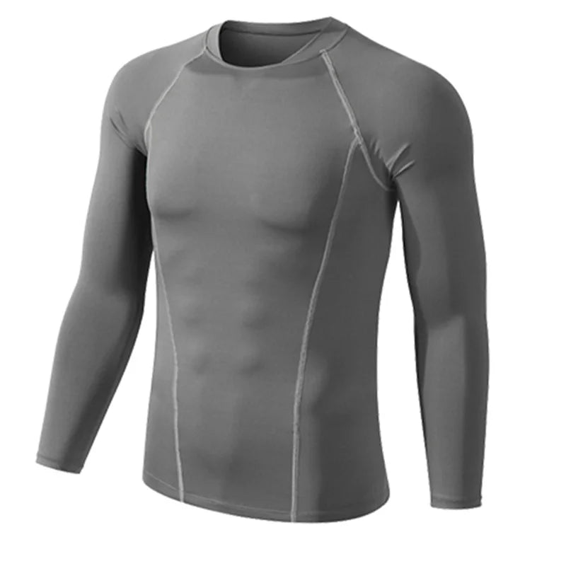 VINTOHOXN Unisex Compression Long Sleeve Sports Shirt