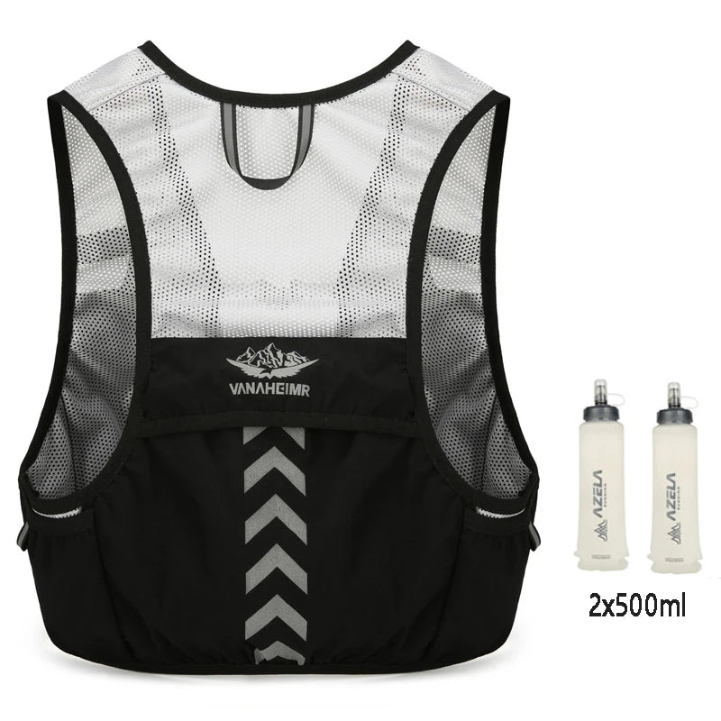 Lightweight Running Backpack Hydration Vest Suitable for Bicycle Men Women Marathon Hiking Ultra-light Portable 2L 500ml Kettles