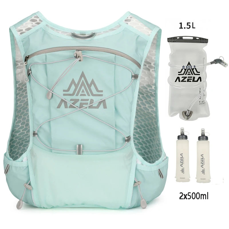 ABQP Outdoor Trail Running Backpack Ultralight Running Race Hydration Vest Breathable Jogging Vest for Marathon Cycling Hiking Trail