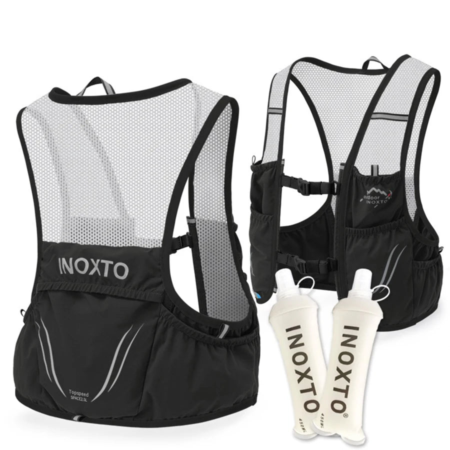 INOXTO Lightweight Running Backpack Hydration Vest Suitable for Bicycle Marathon Run Bag Hiking ultra-light and portable Running Bag