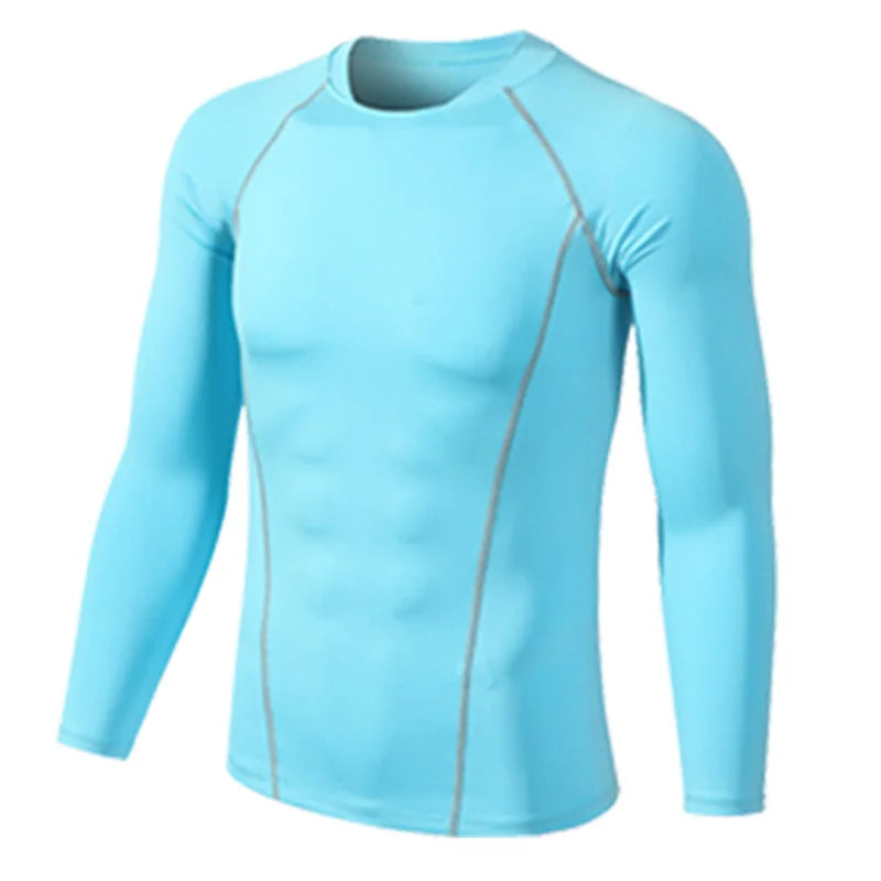 VINTOHOXN Unisex Compression Long Sleeve Sports Shirt