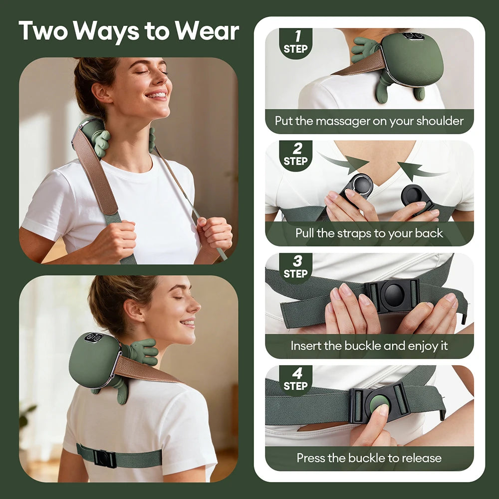Foreverlily Hand-Shaped Kneading Massager