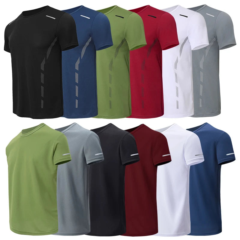 Men's Multi-Pack Gradient Quick-Drying Running Shirt