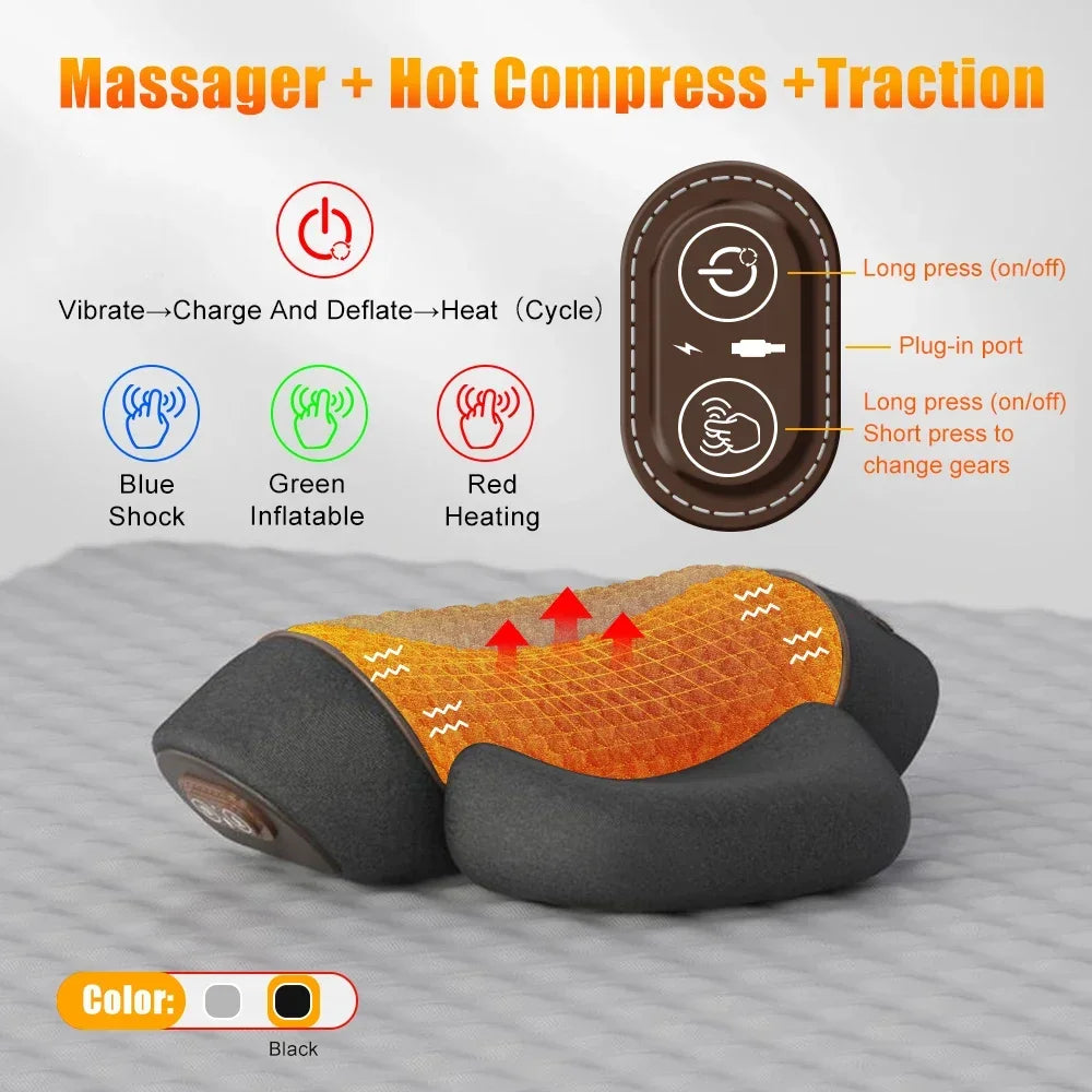 PAQIN 3-in-1 Neck Massager Pillow