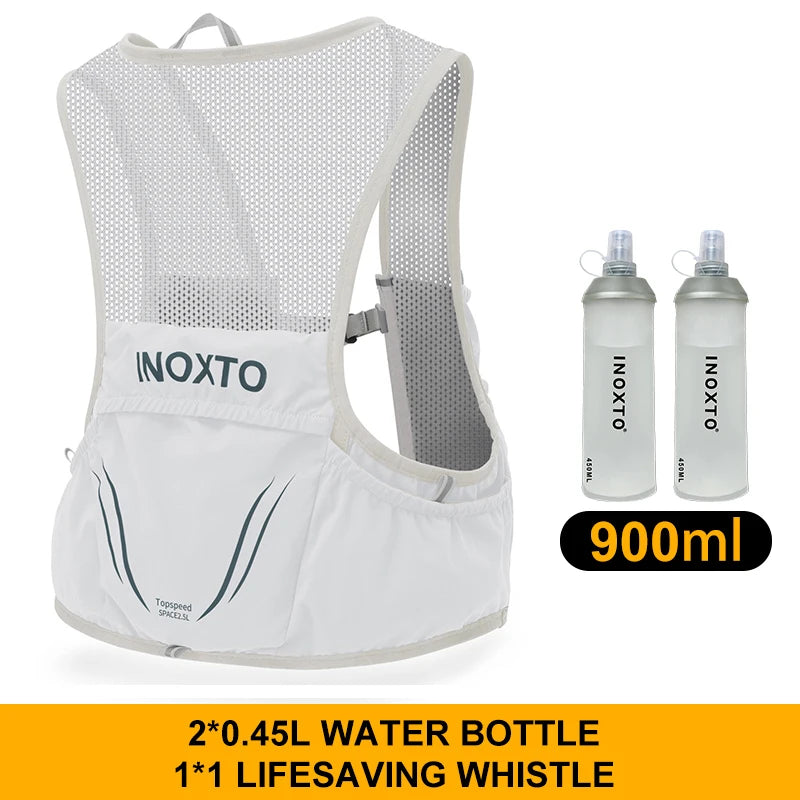 INOXTO Lightweight Running Backpack Hydration Vest Suitable for Bicycle Marathon Run Bag Hiking ultra-light and portable Running Bag