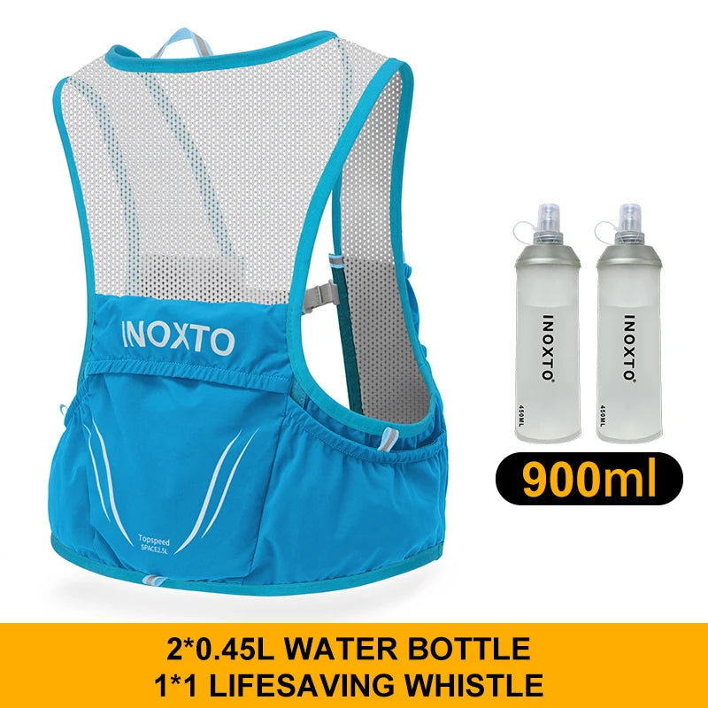 INOXTO Lightweight Running Backpack Hydration Vest Suitable for Bicycle Marathon Run Bag Hiking ultra-light and portable Running Bag