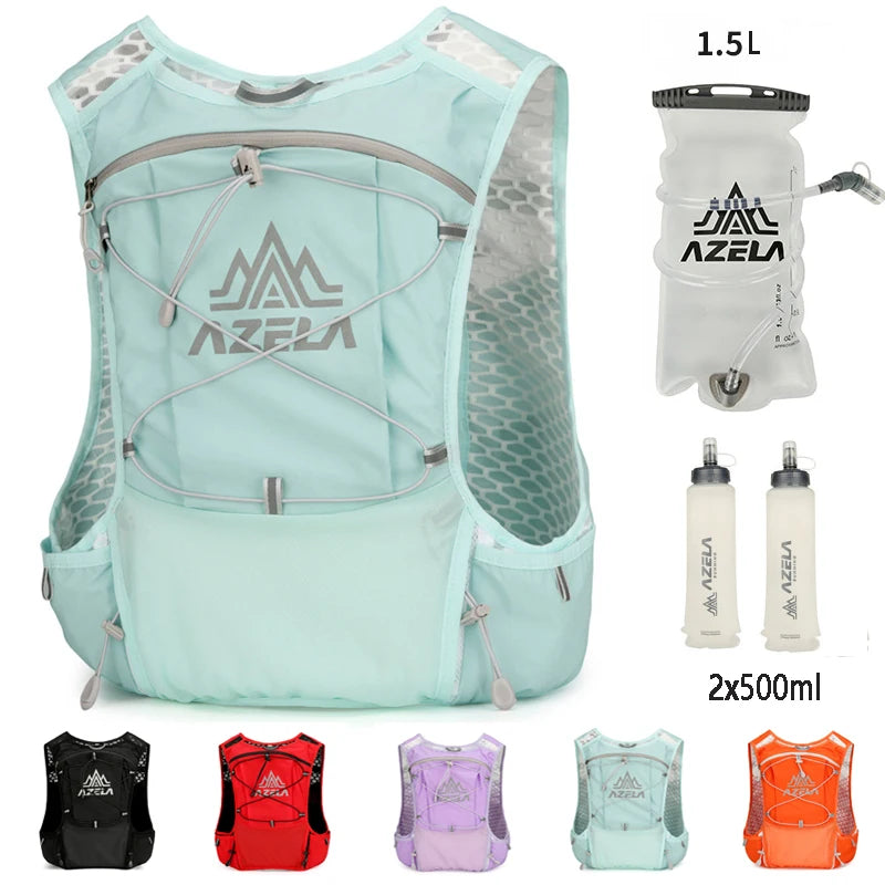 ABQP Outdoor Trail Running Backpack Ultralight Running Race Hydration Vest Breathable Jogging Vest for Marathon Cycling Hiking Trail