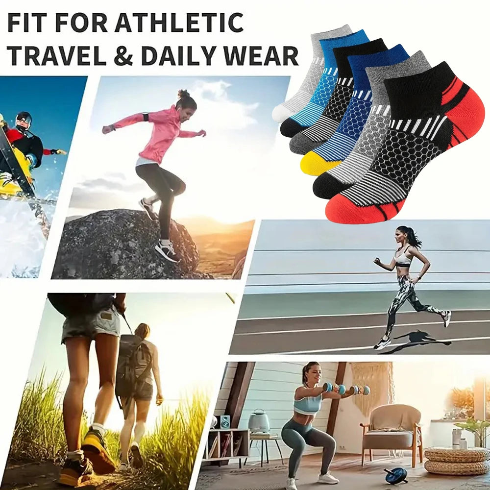 Stylish Sweat-Absorbing Sports Socks Unisex