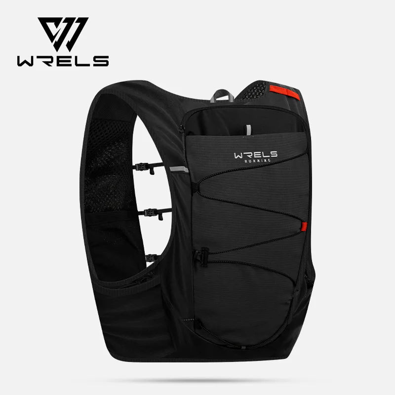 WRELS Lightweight Running Backpack Hydration Vest Outdoor Sports Ultra-light Trail Racing Marathon Hiking Fitness Vest Bag Pack