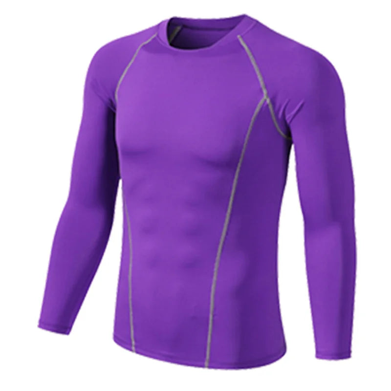 VINTOHOXN Unisex Compression Long Sleeve Sports Shirt