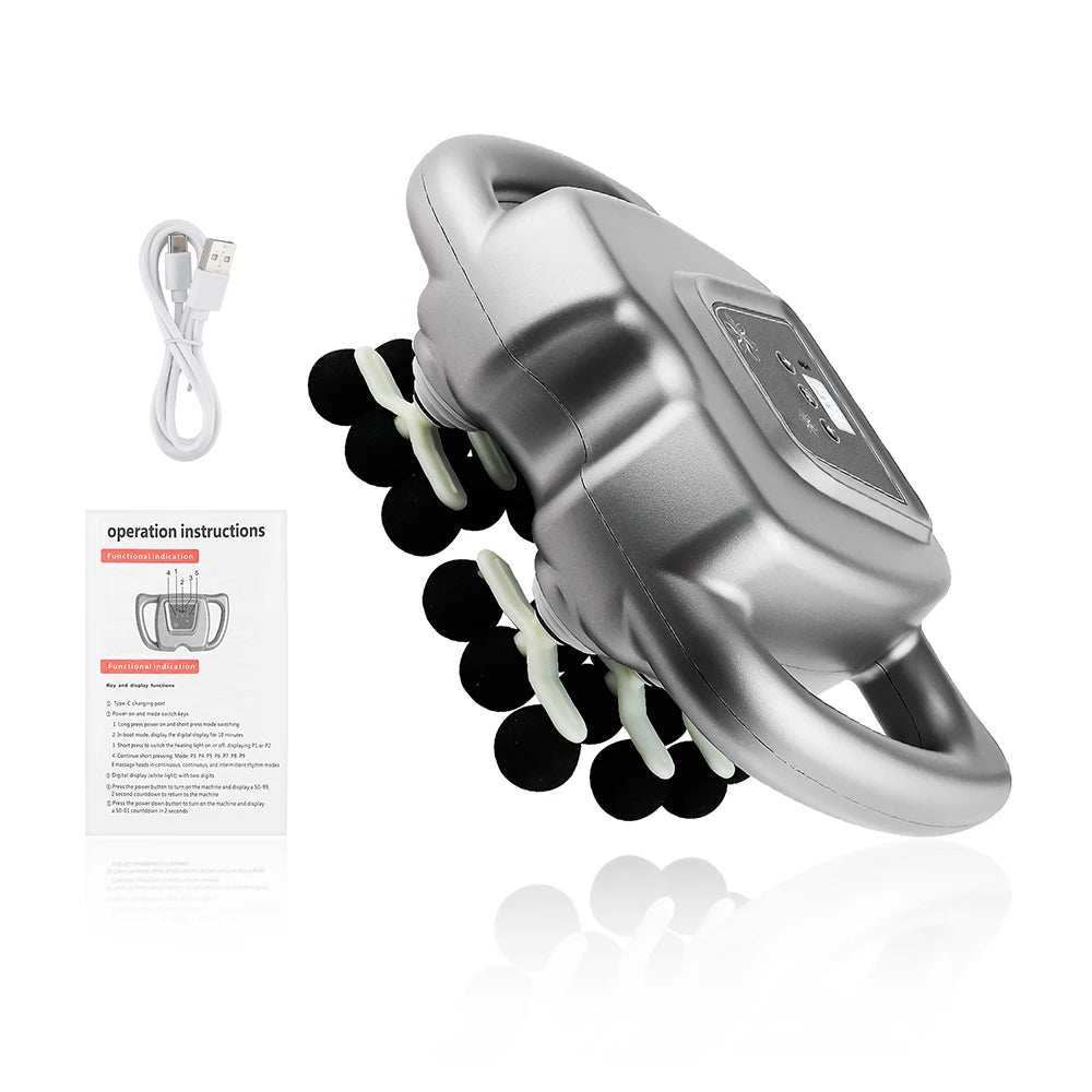 Foreverlily 24-Head Fascia Massage Gun with 9 Modes