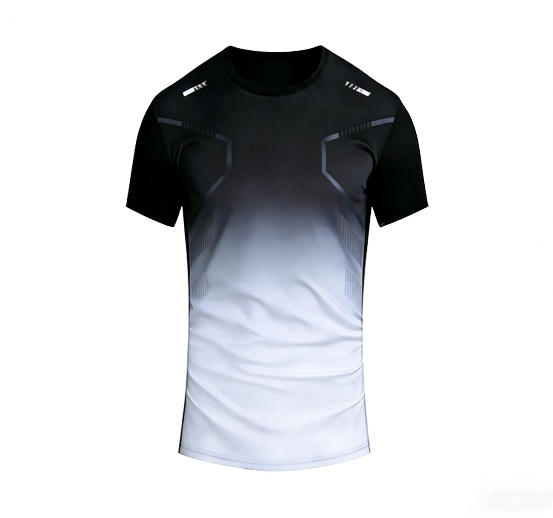 Unisex Running T-shirt Gradient Pattern
