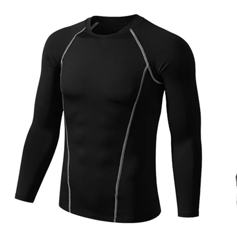 VINTOHOXN Unisex Compression Long Sleeve Sports Shirt