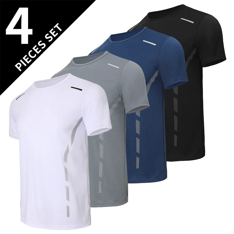 Men's Multi-Pack Gradient Quick-Drying Running Shirt