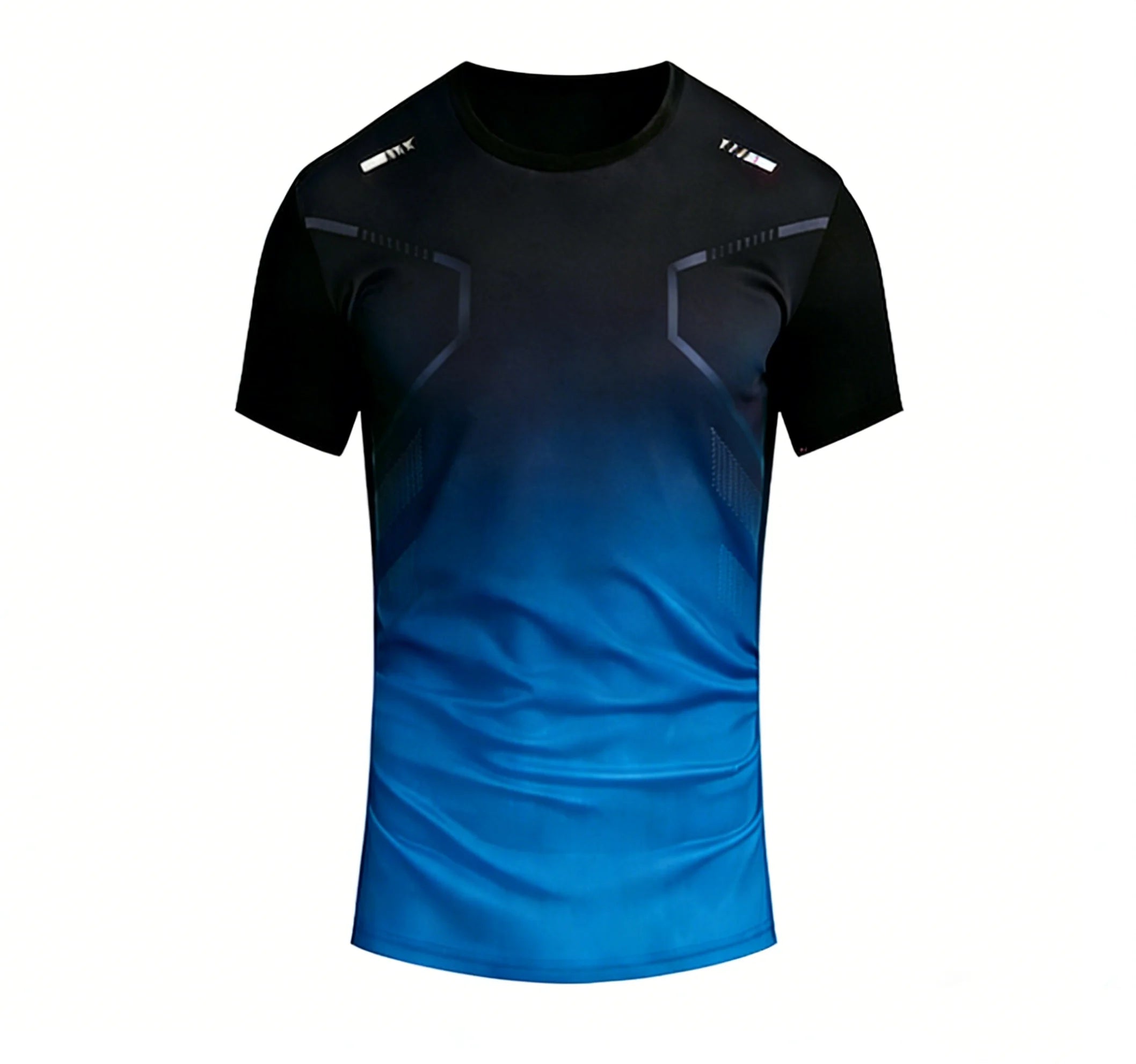 Unisex Running T-shirt Gradient Pattern