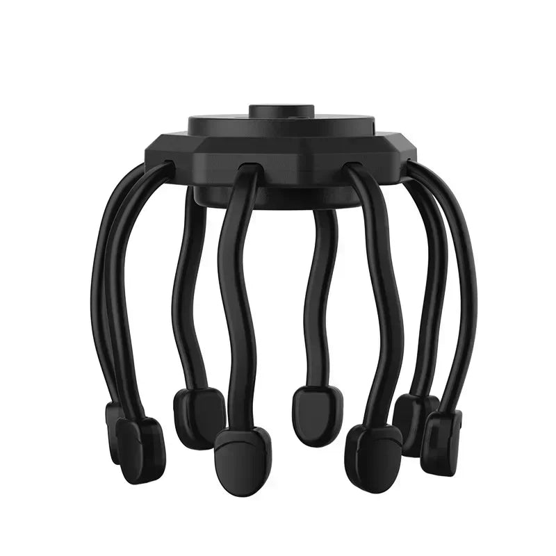 Cordless Electric Scalp Massager,360 Degree Head Massager With 8 Finger Tips, Deep Relaxing, and Stress Relief