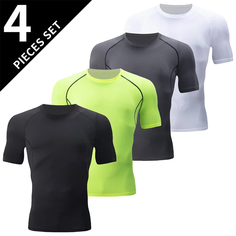 Men's Multi-Pack Gradient Quick-Drying Running Shirt