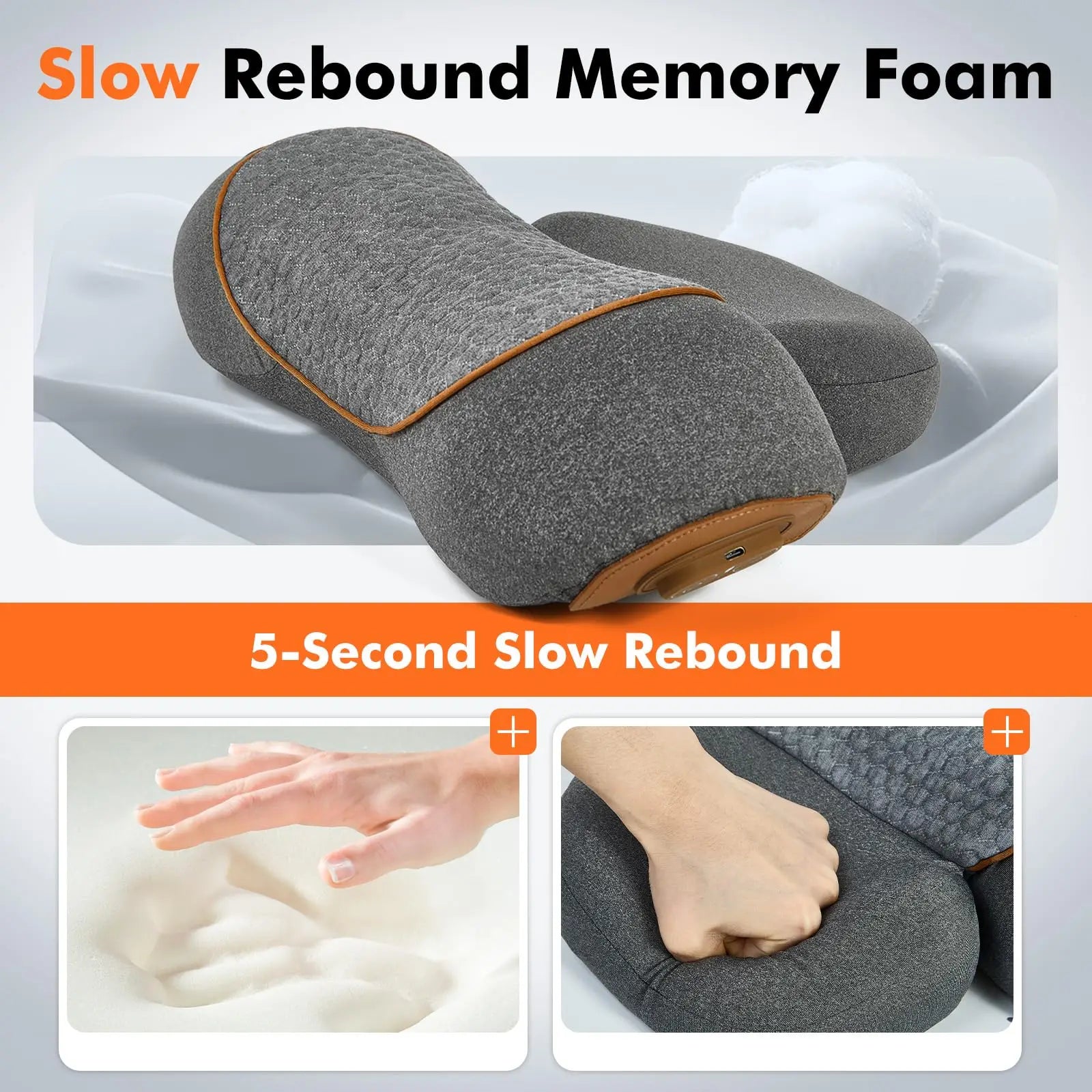 PAQIN 3-in-1 Neck Massager Pillow