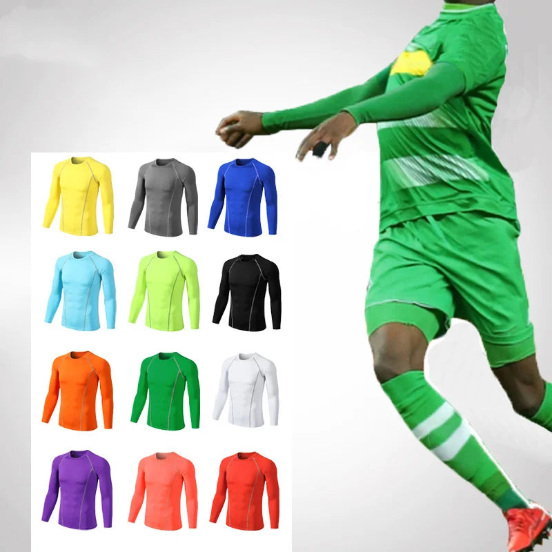 VINTOHOXN Unisex Compression Long Sleeve Sports Shirt