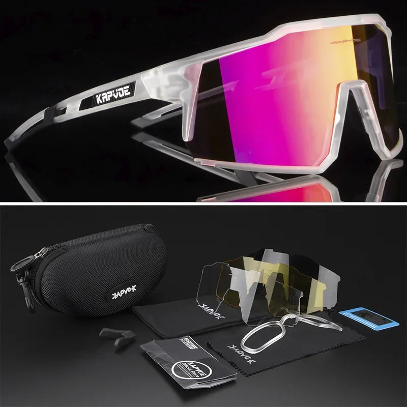 4 Lens Unisex Polarized Sunglasses