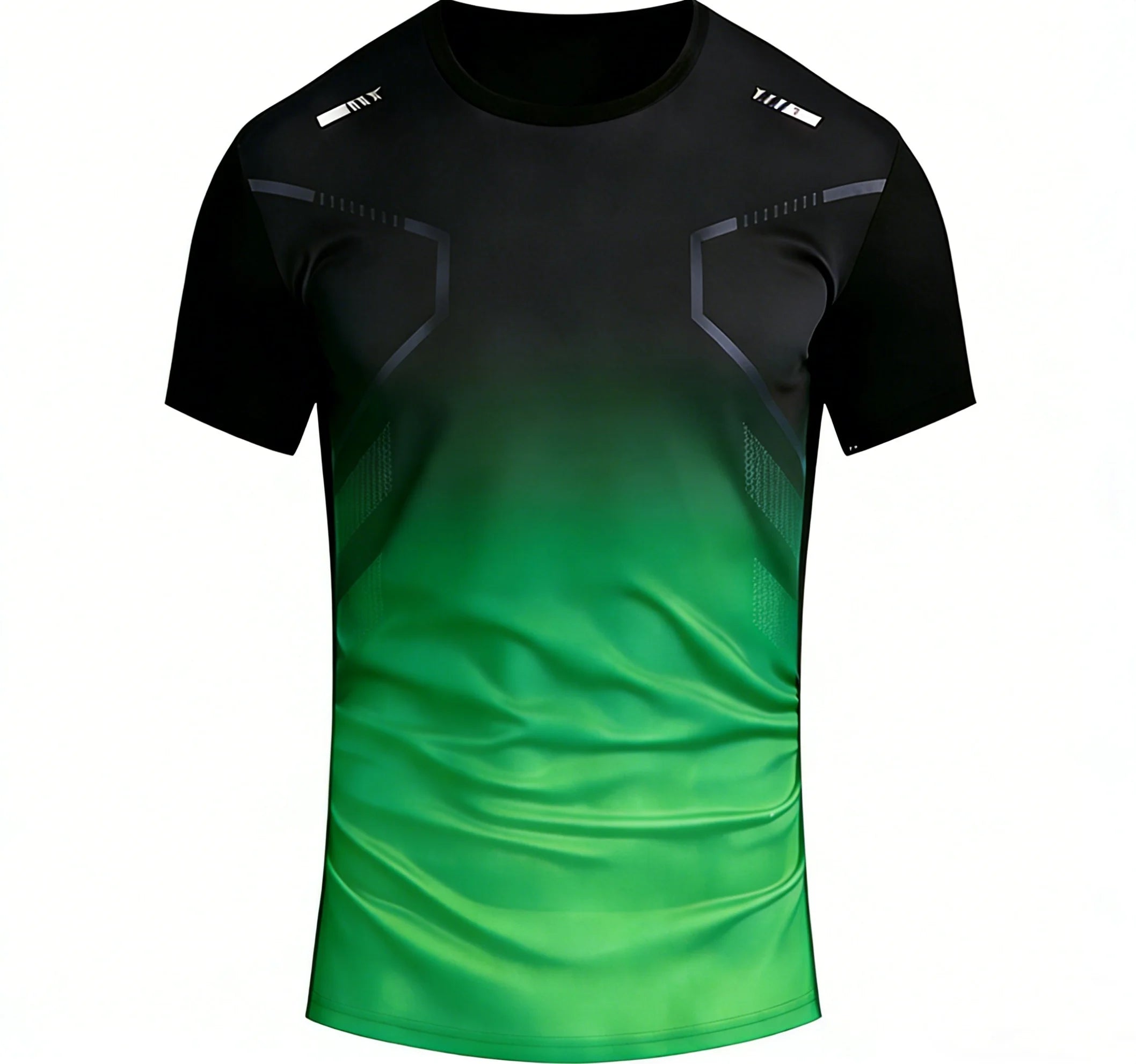 Unisex Running T-shirt Gradient Pattern