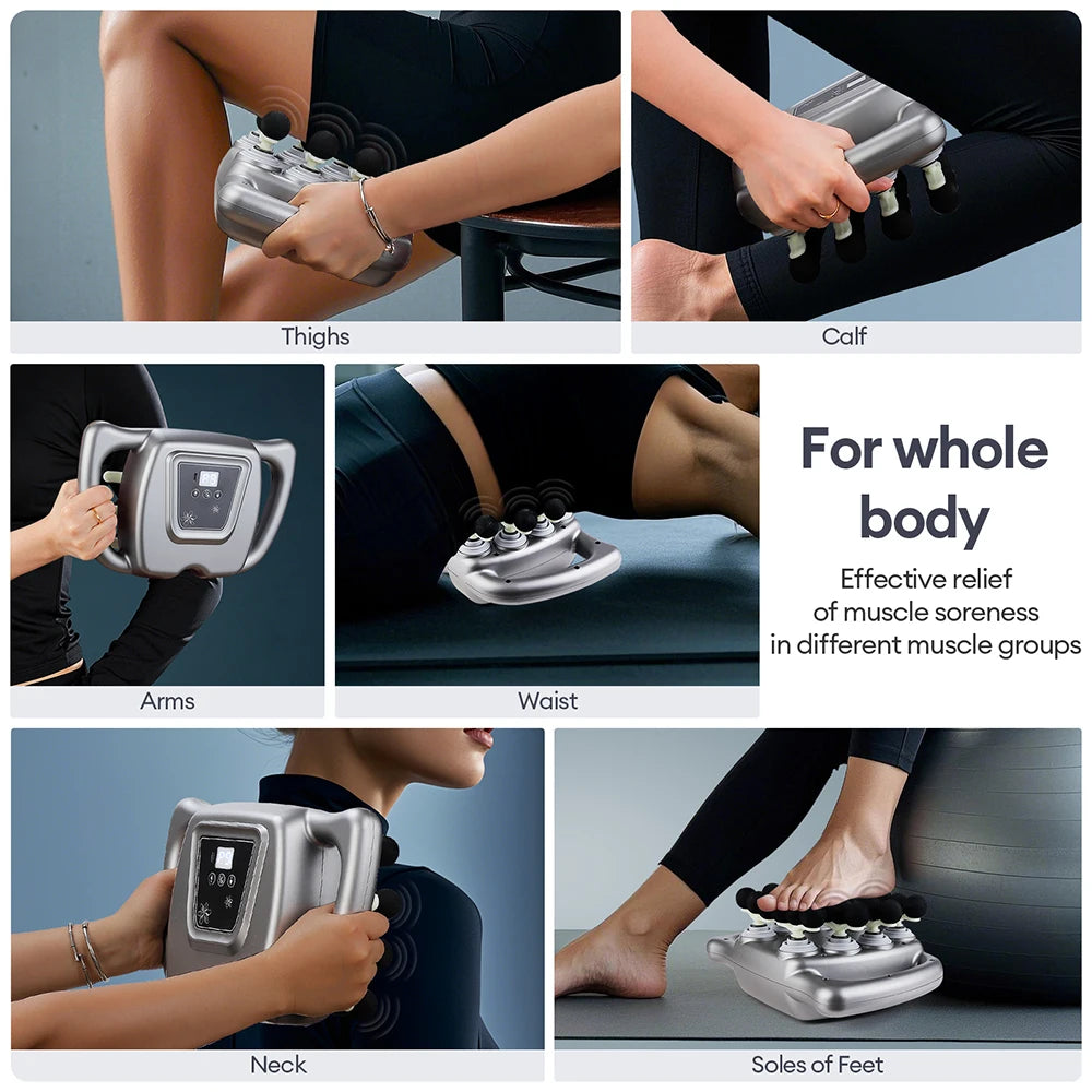 Foreverlily 24-Head Fascia Massage Gun with 9 Modes