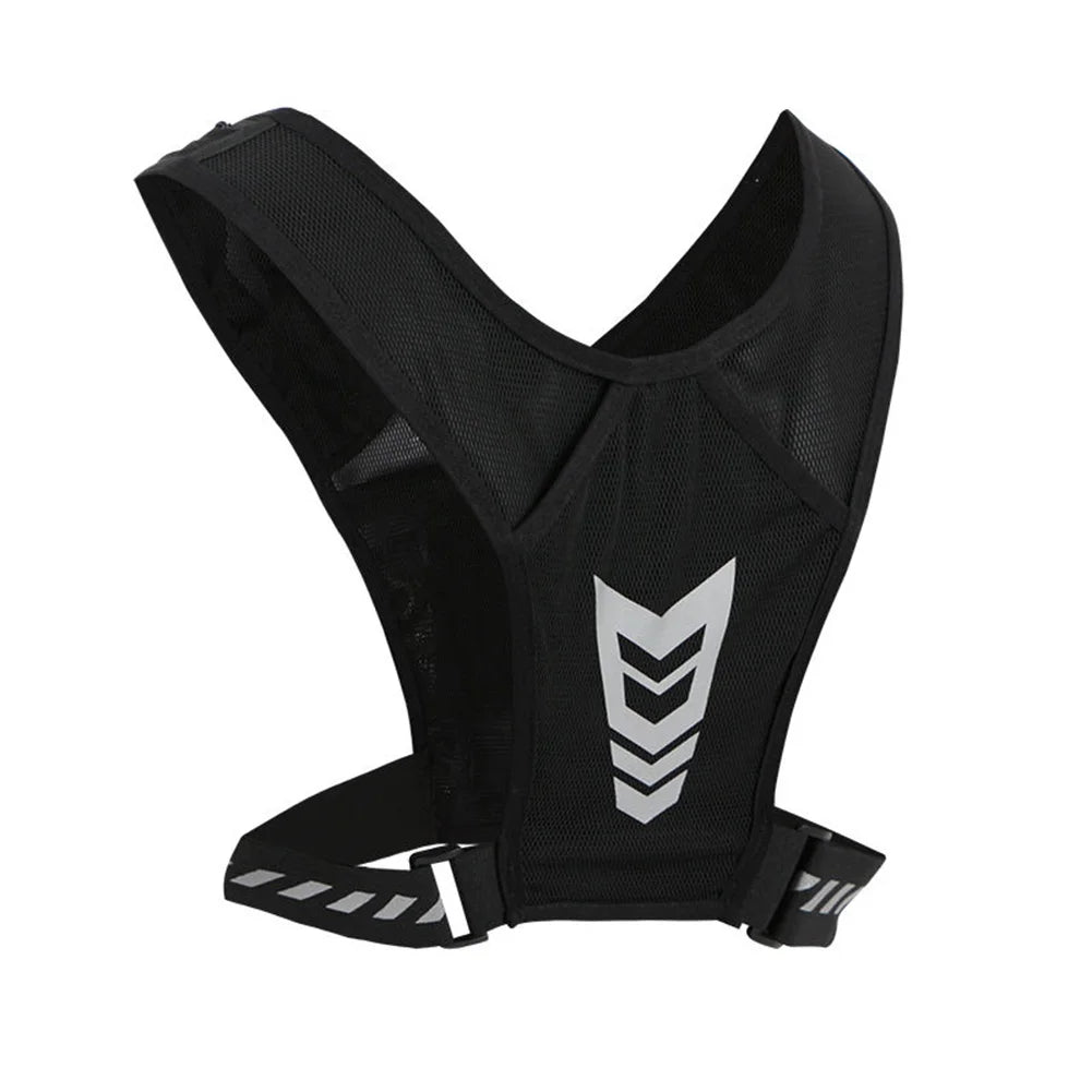 Reflective Running Backpack Universal Lightweight Sport Running Vest Mobile Phone Cards Bag For Jogging Fitness Male Female Vest