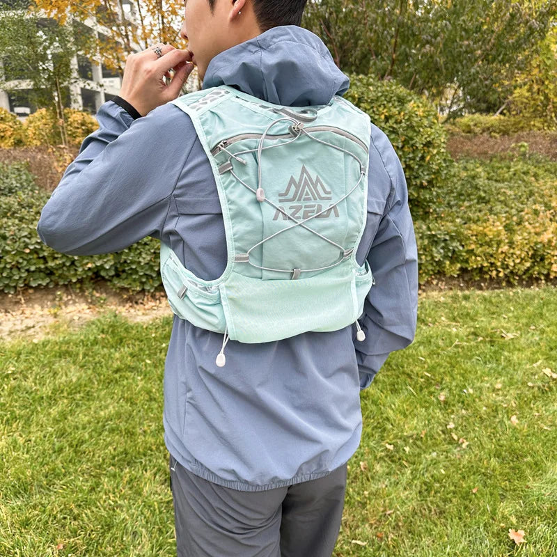 ABQP Outdoor Trail Running Backpack Ultralight Running Race Hydration Vest Breathable Jogging Vest for Marathon Cycling Hiking Trail